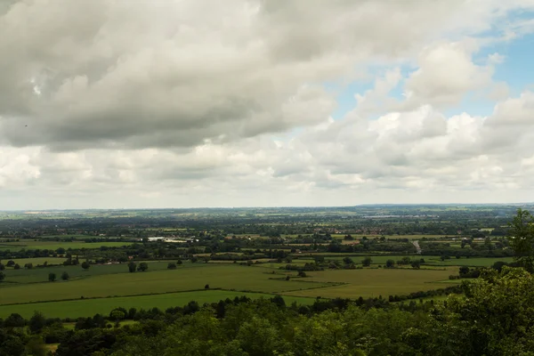 Grumlig vy över Chilterns i Buckinghamshire — Stockfoto