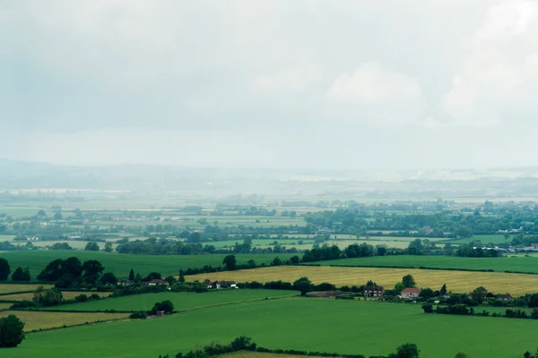 Vista nublada de los Chilterns en Buckinghamshire — Foto de Stock