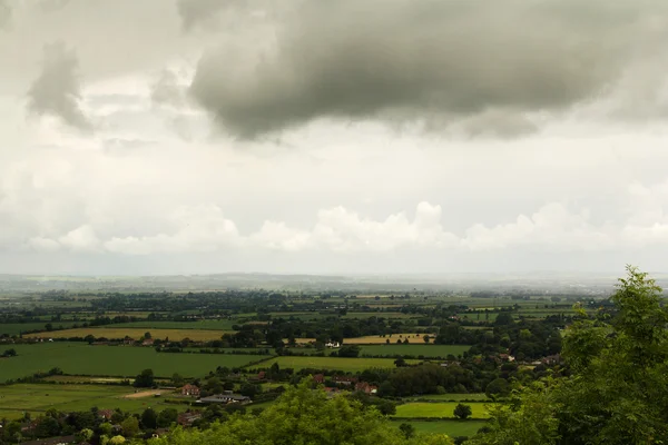 Uskarp utsikt over Chilterns i Buckinghamshire – stockfoto