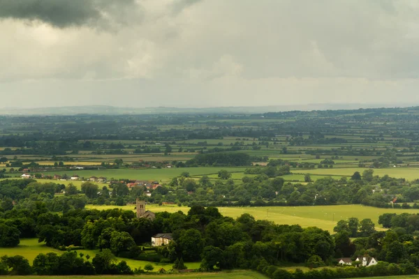 Vista de una iglesia en Chilterns, Buckinghamshire — Foto de Stock