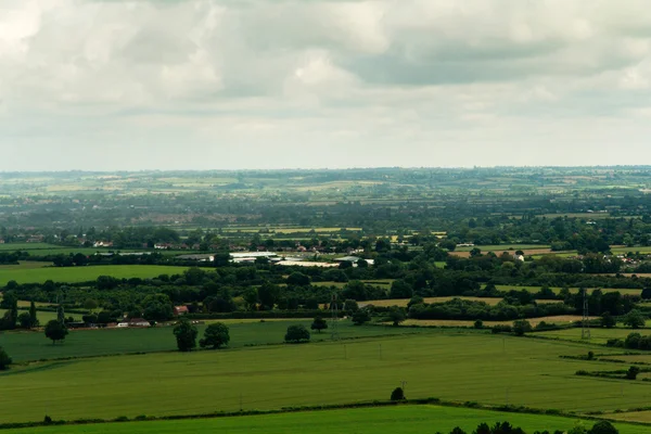 Trübe Sicht über die Kinder in Buckinghamshire — Stockfoto