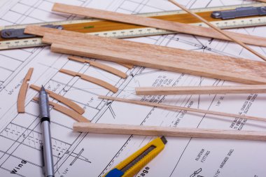 Balsa ahşap model uçak yapma