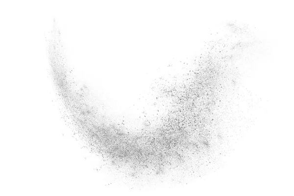 Blanco y negro abstracto polvo explosión fondo —  Fotos de Stock