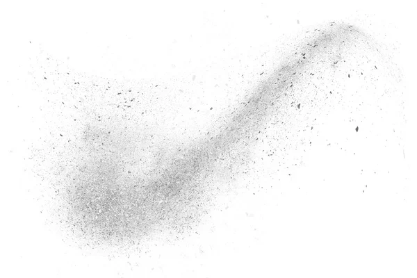 Blanco y negro abstracto polvo explosión fondo —  Fotos de Stock