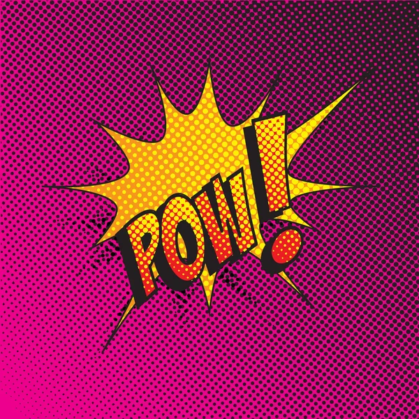 Colourful comic book style explosion vector effect — Stock Vector