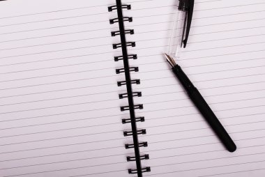 Görüntü bir defter bir ahşap yüzeye yat