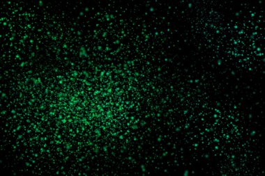 Siyah bir arka plan üzerinde renkli soyut toz patlama