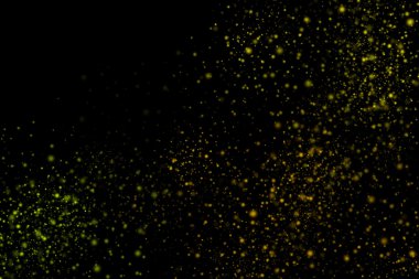 Siyah bir arka plan üzerinde renkli soyut toz patlama