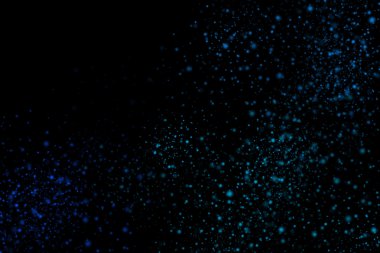 Siyah bir arka plan üzerinde renkli soyut toz patlama