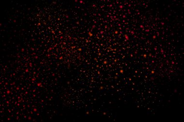 Siyah bir arka plan üzerinde renkli soyut toz patlama