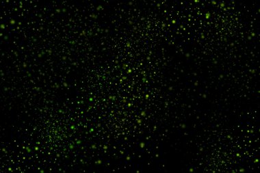 Siyah bir arka plan üzerinde renkli soyut toz patlama