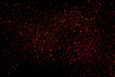 Siyah bir arka plan üzerinde renkli soyut toz patlama