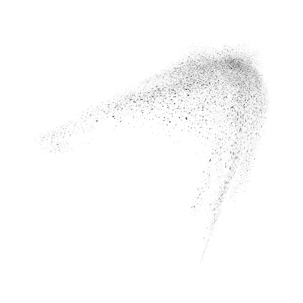 谷物或粉尘粒子的抽象运动 — 图库矢量图片