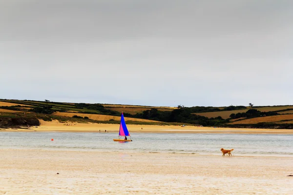 Прекрасний вид на море, поблизу місті Padstow — стокове фото