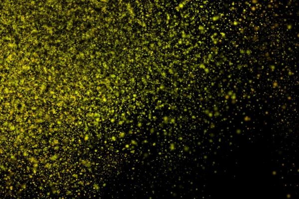 Colorata esplosione di polvere astratta su sfondo nero — Foto Stock