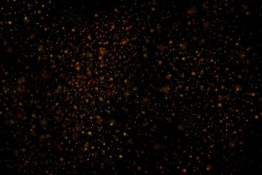 Siyah bir arka plan üzerinde renkli soyut toz patlama