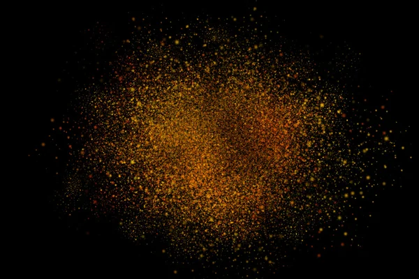 Kleurrijke abstracte poeder explosie op een zwarte achtergrond — Stockfoto