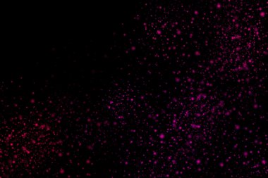 Siyah bir arka plan üzerinde renkli soyut toz patlama