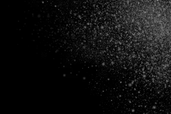 Noir et blanc abstrait poudre explosion fond — Photo