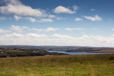 Polzeath yakınındaki kostal yoldan görüntülemek