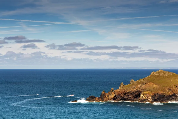 View from the costal path near Polzeath — Stock Photo, Image