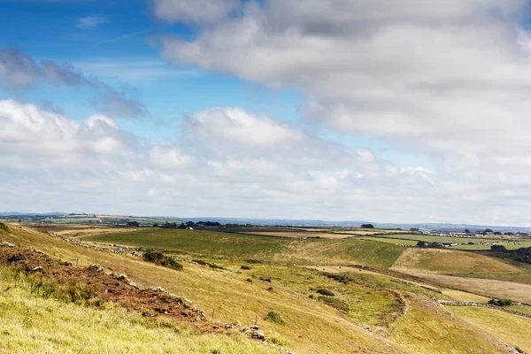 Blick vom Küstenweg bei Polzeath — Stockfoto