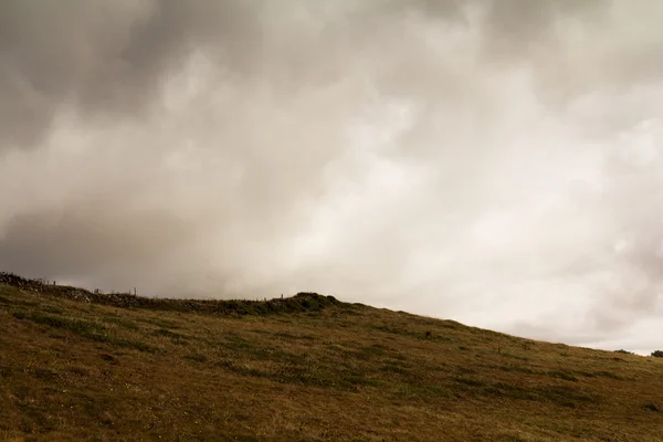 Vista del campo desde la ruta costera cerca de Polzeath —  Fotos de Stock