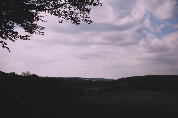영국 빈티지 복고 —에 Chilterns 풍경을 보기 — 스톡 사진