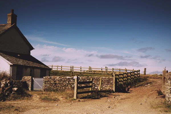 Geleneksel eski çiftlik Cornish kırsal Vintage Ret — Stok fotoğraf