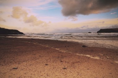 Polzeath Vintage Retro filtre denizden üzerinden güzel görünüm.
