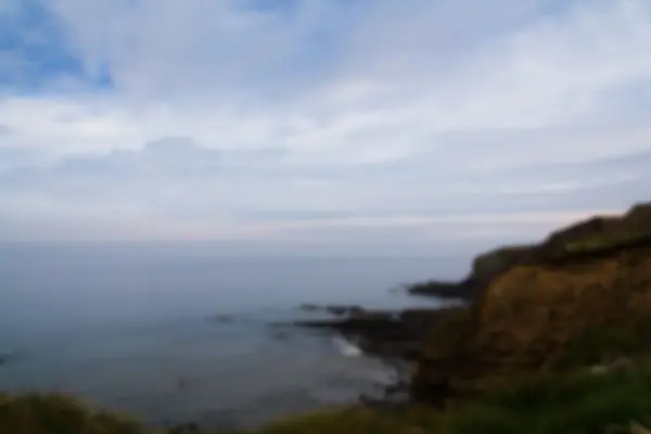 Nézd át a tengerpart közelében Widemouth Bay a Cornwall, a fo — Stock Fotó