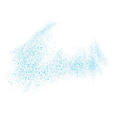 Tahıl hareket soyut veya toz parçacıkları 