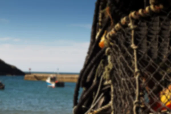 Lobster traps in the harbour, Port Issac Out of focus. — Stock Photo, Image