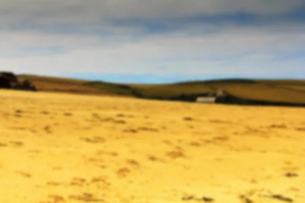 Schöne Aussicht über das Meer in der Nähe von Padstow aus dem Fokus. — Stockfoto