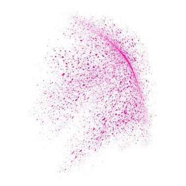 Tahıl hareket soyut veya toz parçacıkları 