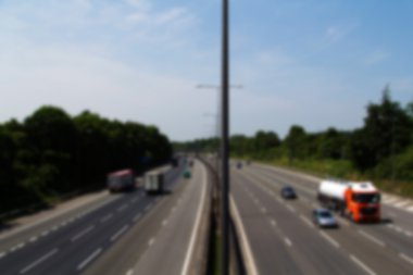 Beaconsfield, İngiltere - Haziran 2016: Meşgul M40 otoyol Beac