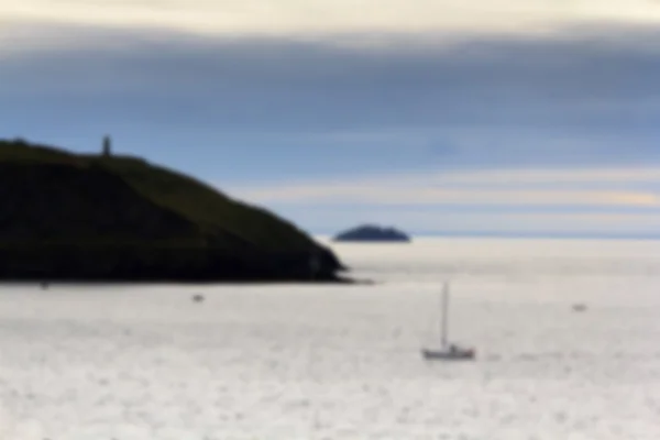 View along the coast from Rock near Padstow Out of focus. — Stock Photo, Image