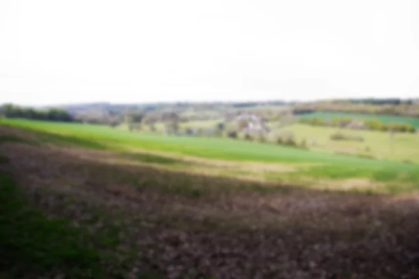 Vista sobre o campo nos Chilterns Fora de foco . — Fotografia de Stock