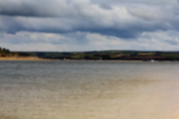 View along the coast from Rock near Padstow Out of focus. — Stock Photo, Image