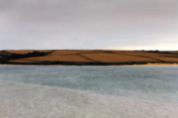 View along the coast from Rock near Padstow Out of focus. — Stock Photo, Image