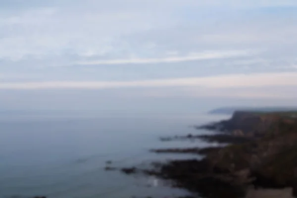 Pohled z pobřežní cesty mezi Widemouth Bay a Bude ze — Stock fotografie