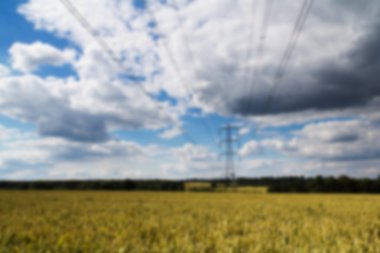 F dışında İngilizce kırsal genelinde gidiş elektrik direkleri