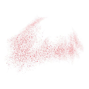 Tahıl hareket soyut veya toz parçacıkları 