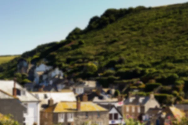 Blick in die alten Straßen von Port Issac aus dem Fokus. — Stockfoto