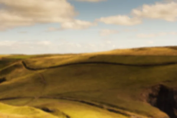 Blick vom Küstenweg bei Polzeath. Unscharf. — Stockfoto