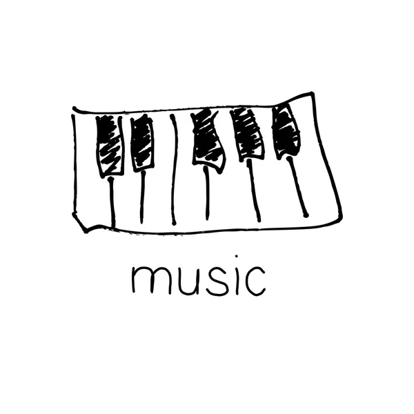 Diseño musical abstracto para usar como fondo — Vector de stock