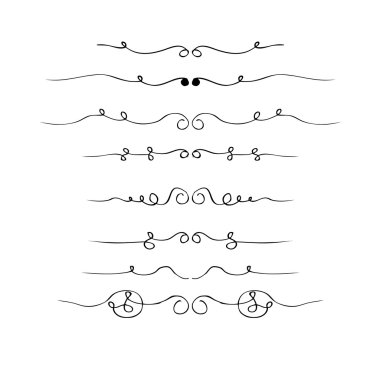 Farklı sınırları çizilmiş kalem ve mürekkep stili çizimi uzat