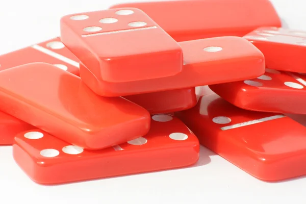 Red Dominoes — Stock Photo, Image