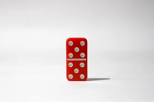 Rode Domino — Stockfoto