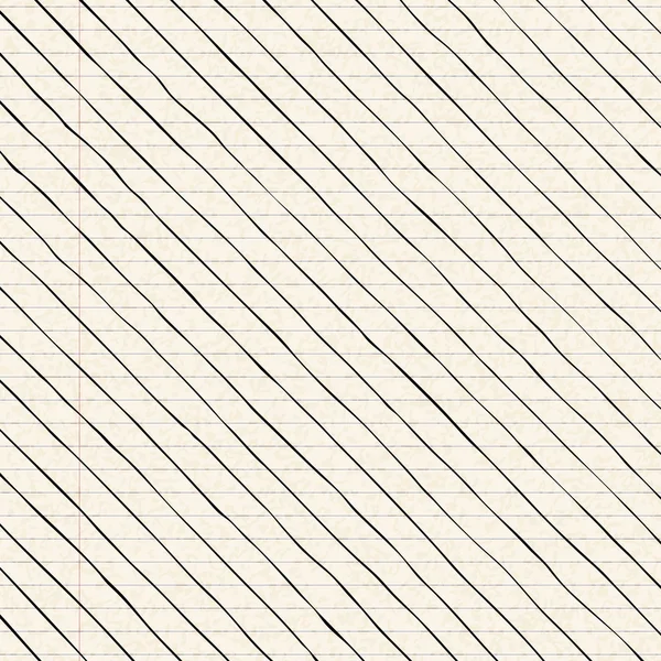 Illustration de lignes sur feuille de papier — Image vectorielle